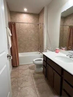 2nd Bath has Quartz Countertops and bathtub.