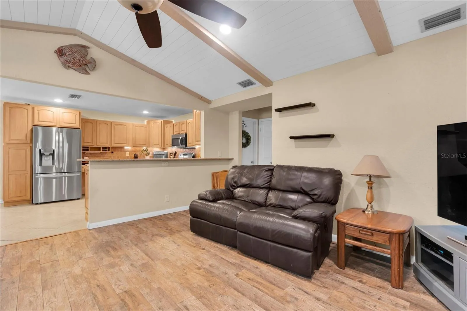 Living Room facing the kitchen
