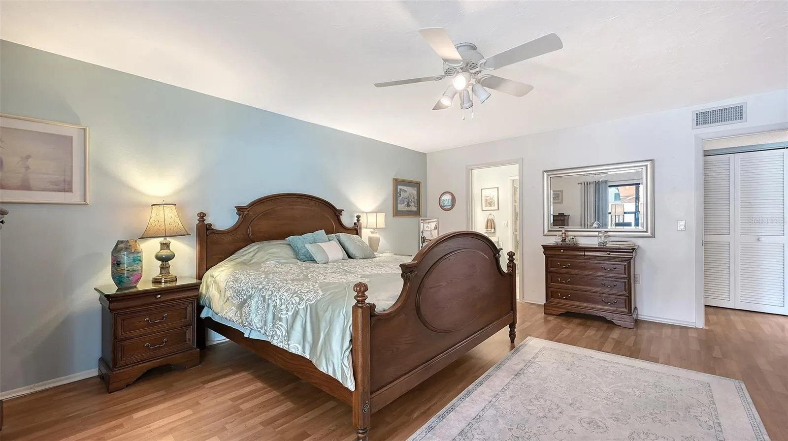 This floorplan has the largest main bedroom of any in the community. You will plenty of open space.