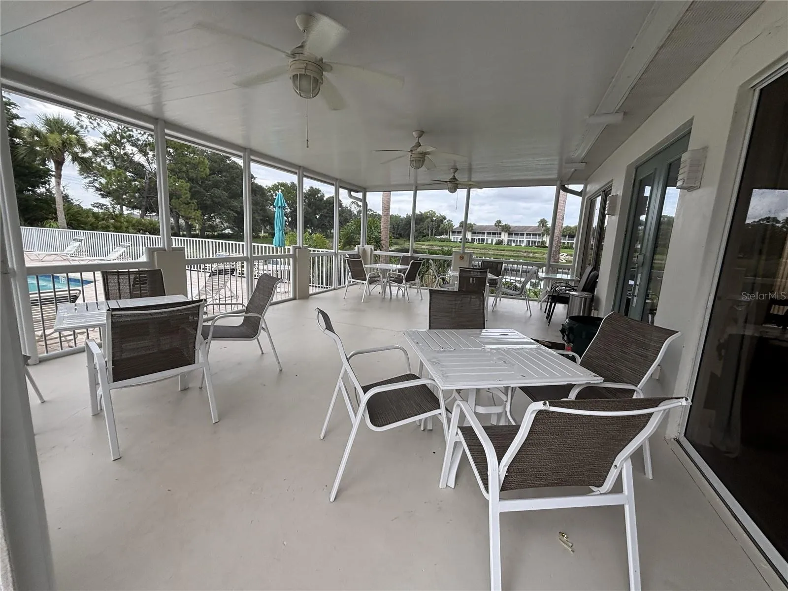 Clubhouse Lanai at poolside