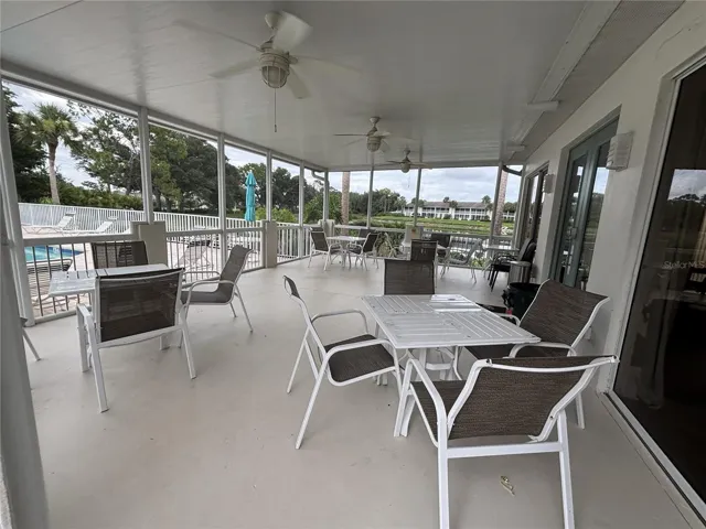 Clubhouse Lanai at poolside