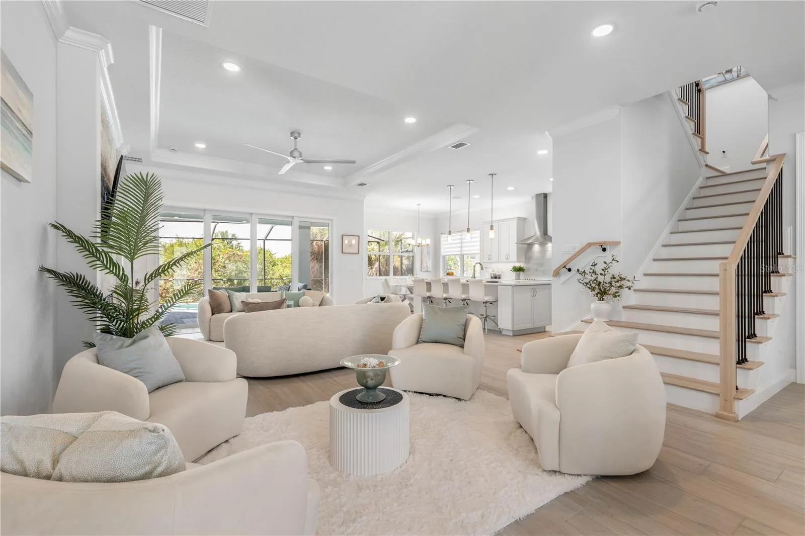Spacious main living area with great architectural details