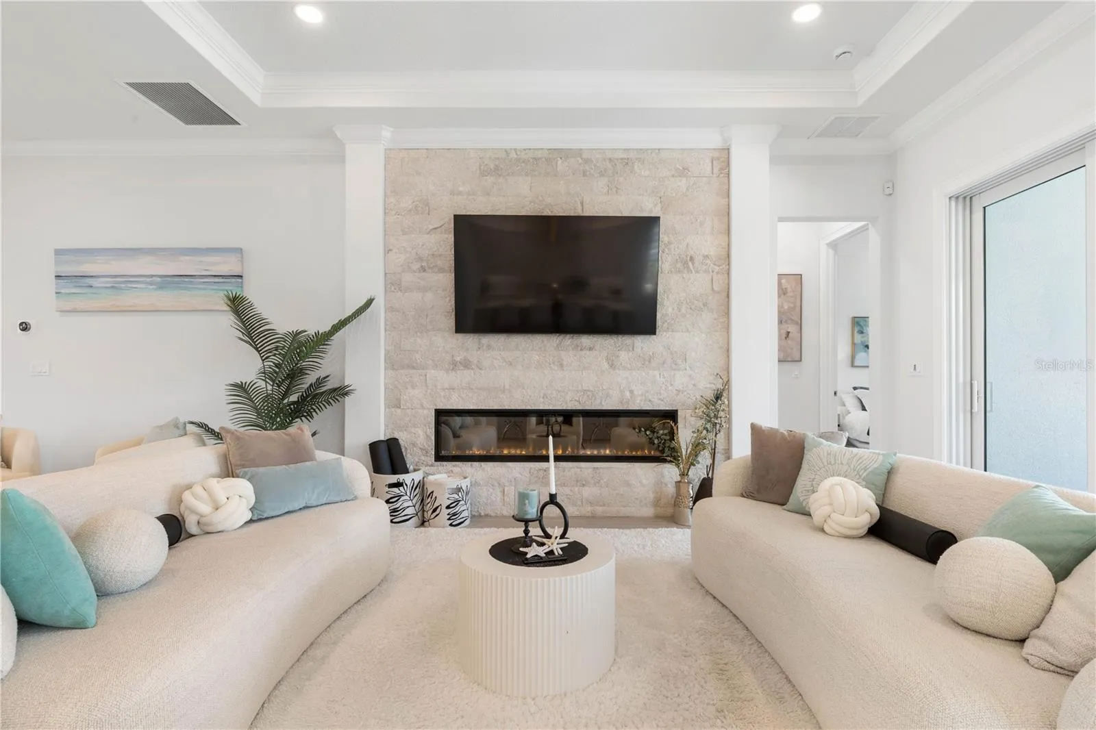 Custom Stone floor to ceiling