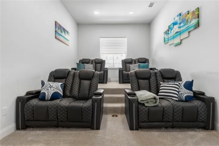 It's movie time in your personal home theater!
