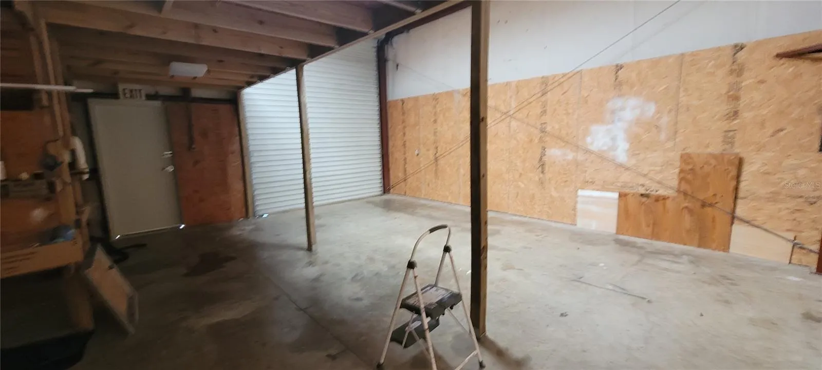 spacious warehouse with a loft for additional storage