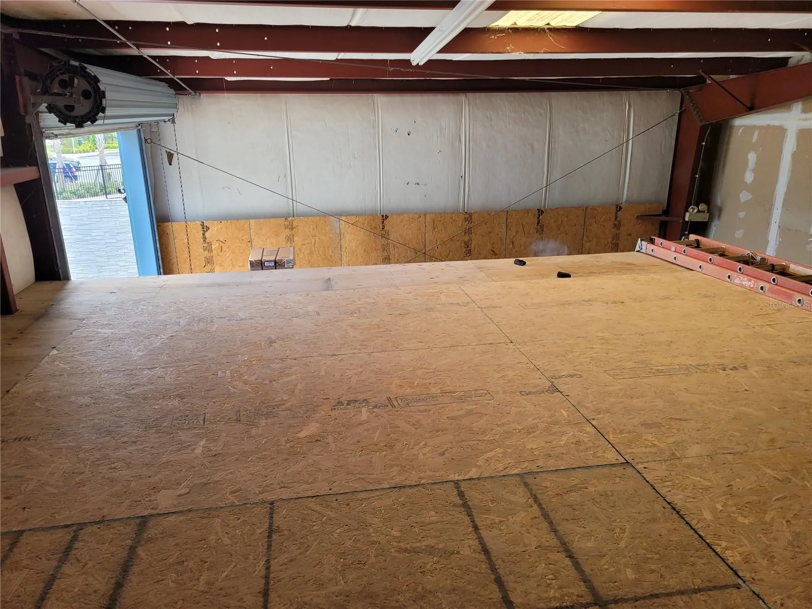 View from storage loft
