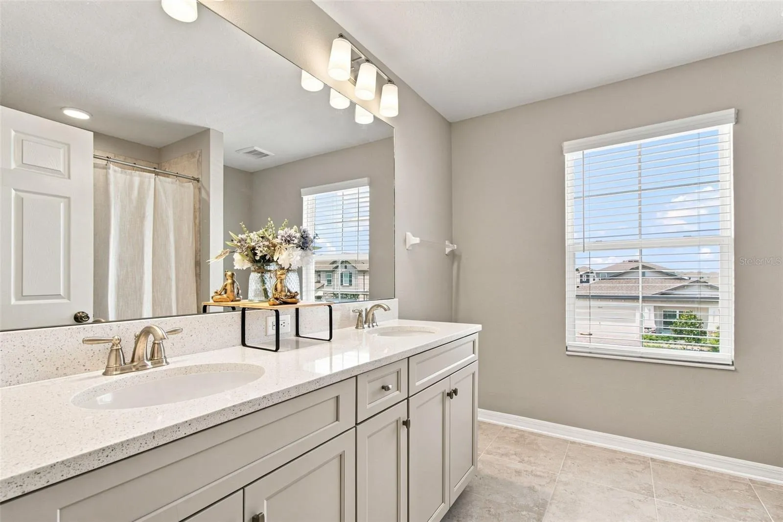 Bathroom 3- Clean lines with great light.