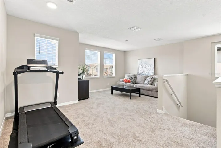 Huge family room area on the second floor.