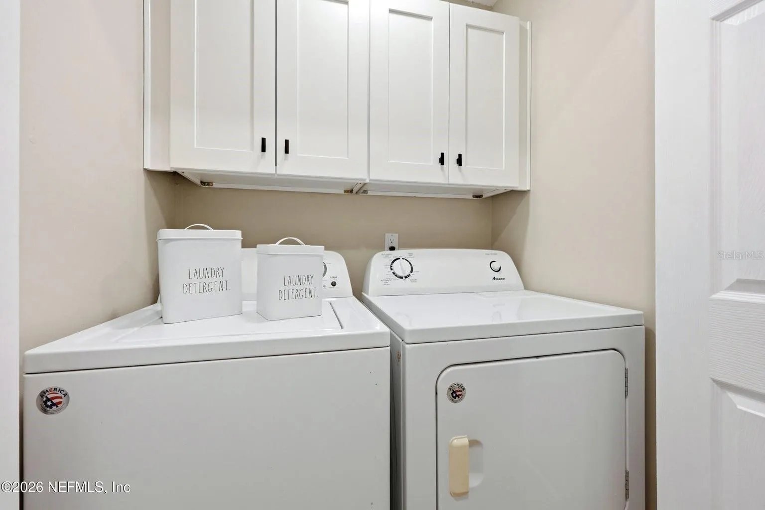 Laundry in kitchen