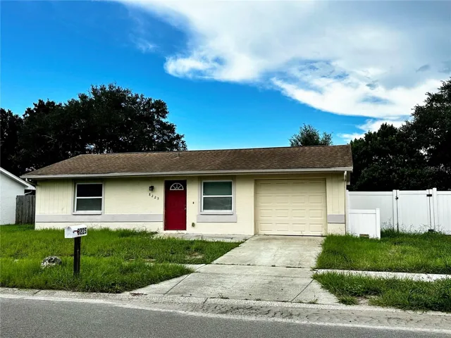 Exterior Front showing Fenced Gate on Right