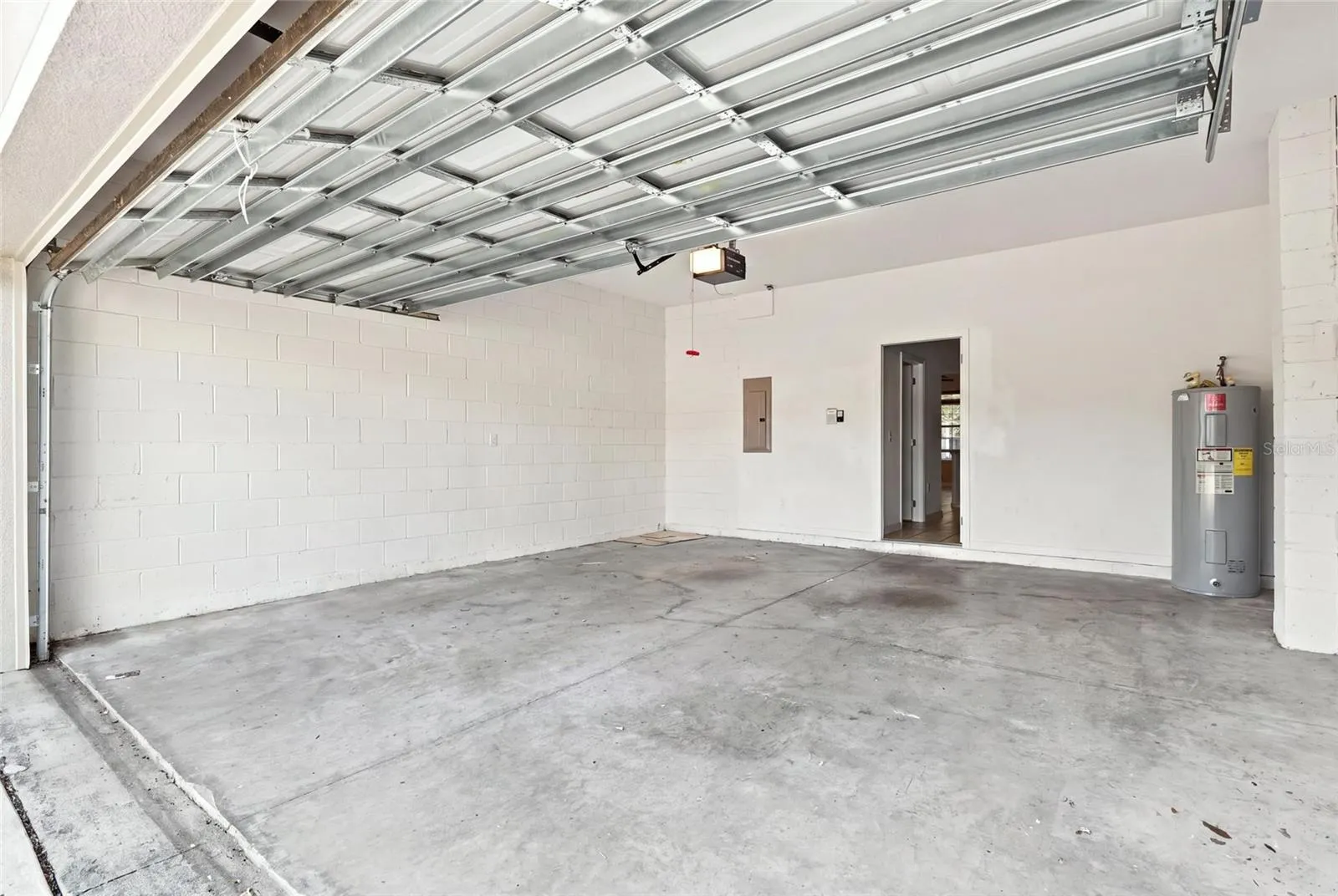 Two-car attached garage