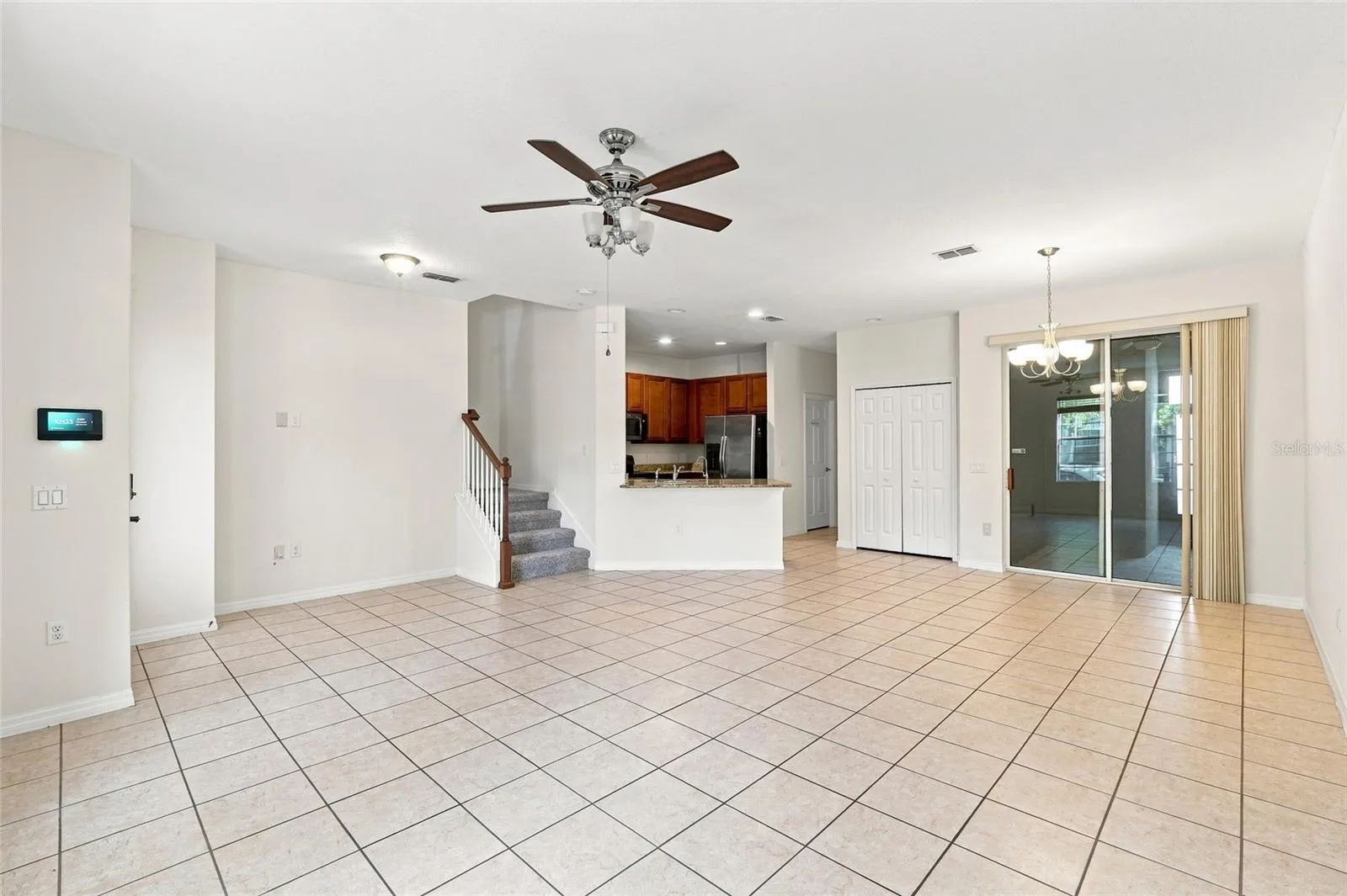 Large living/dining area