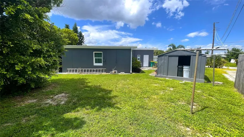 Side Yard w/ Shed