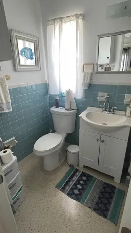 updated Vanity &amp; Toilet