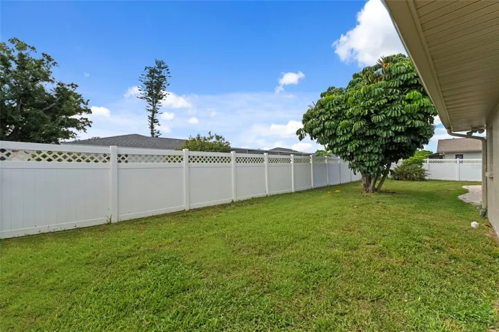 Fenced in Backyard