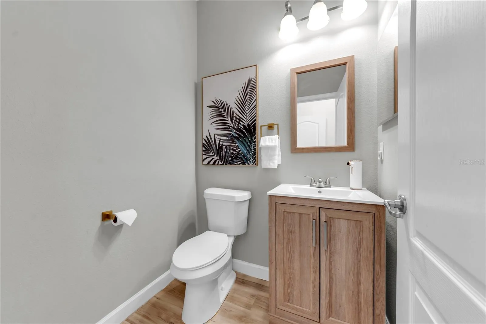 downstairs half-bathroom