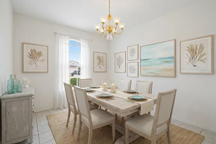 VIRTUALLY STAGED DINING
