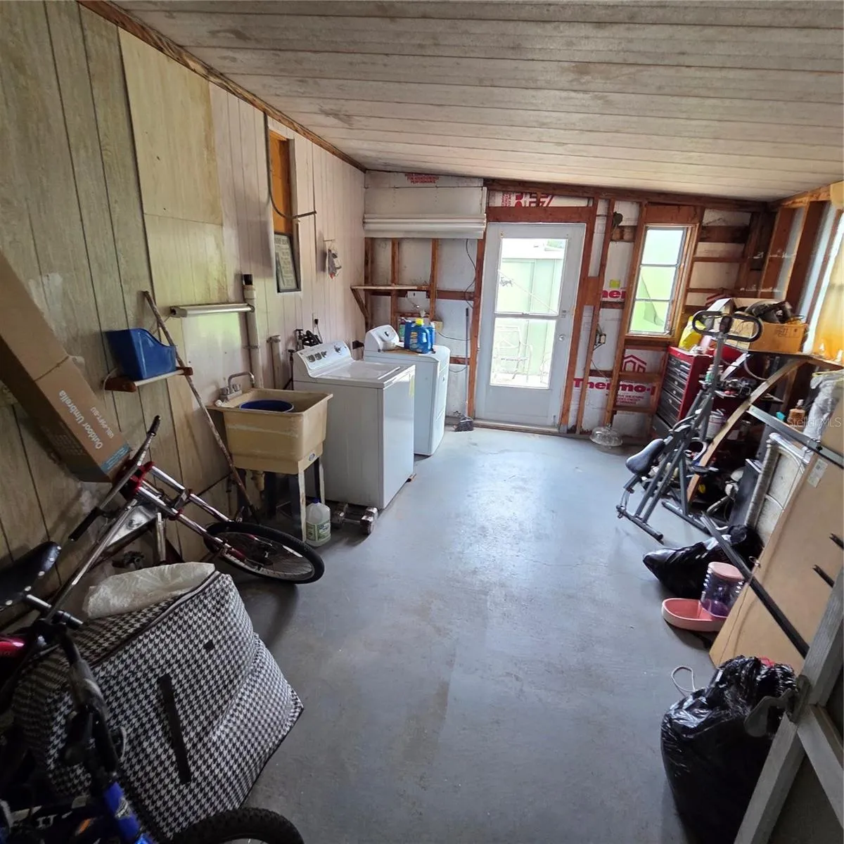 Utility Room View from Enclosed Porch
