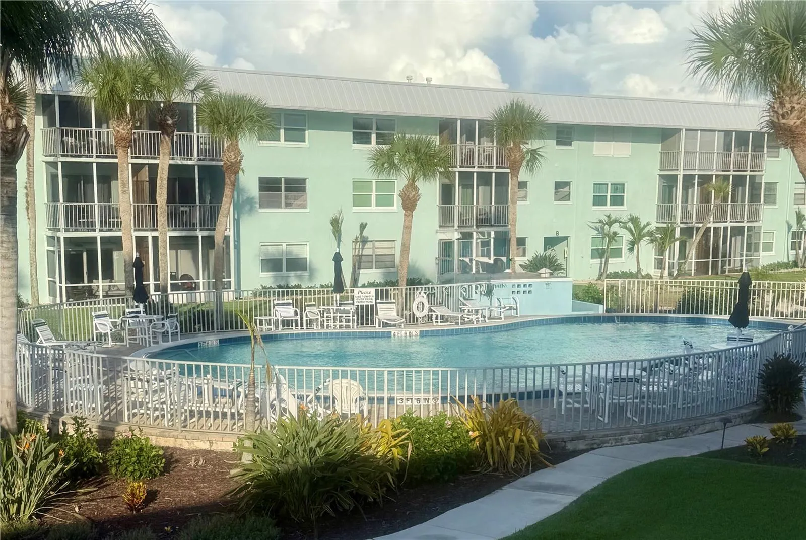 heated pool