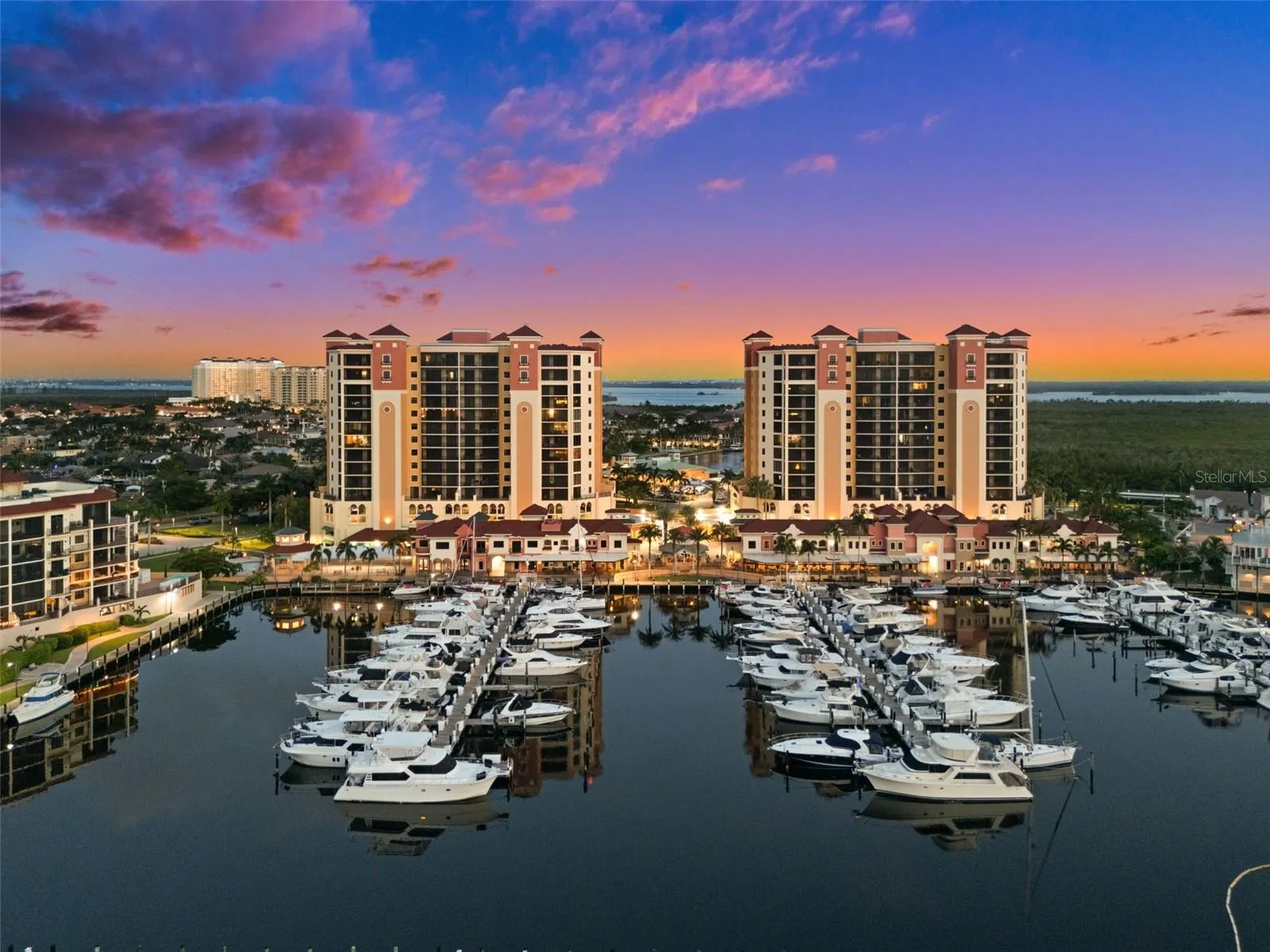 Cape Harbour Marina in the Evening