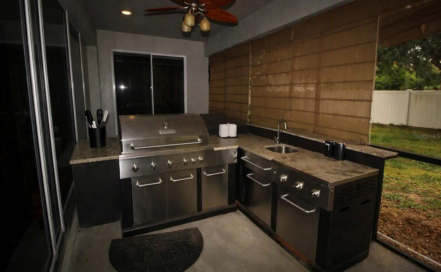 SCREENED IN SUMMER KITCHEN