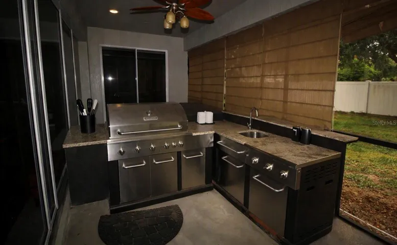 SCREENED IN SUMMER KITCHEN
