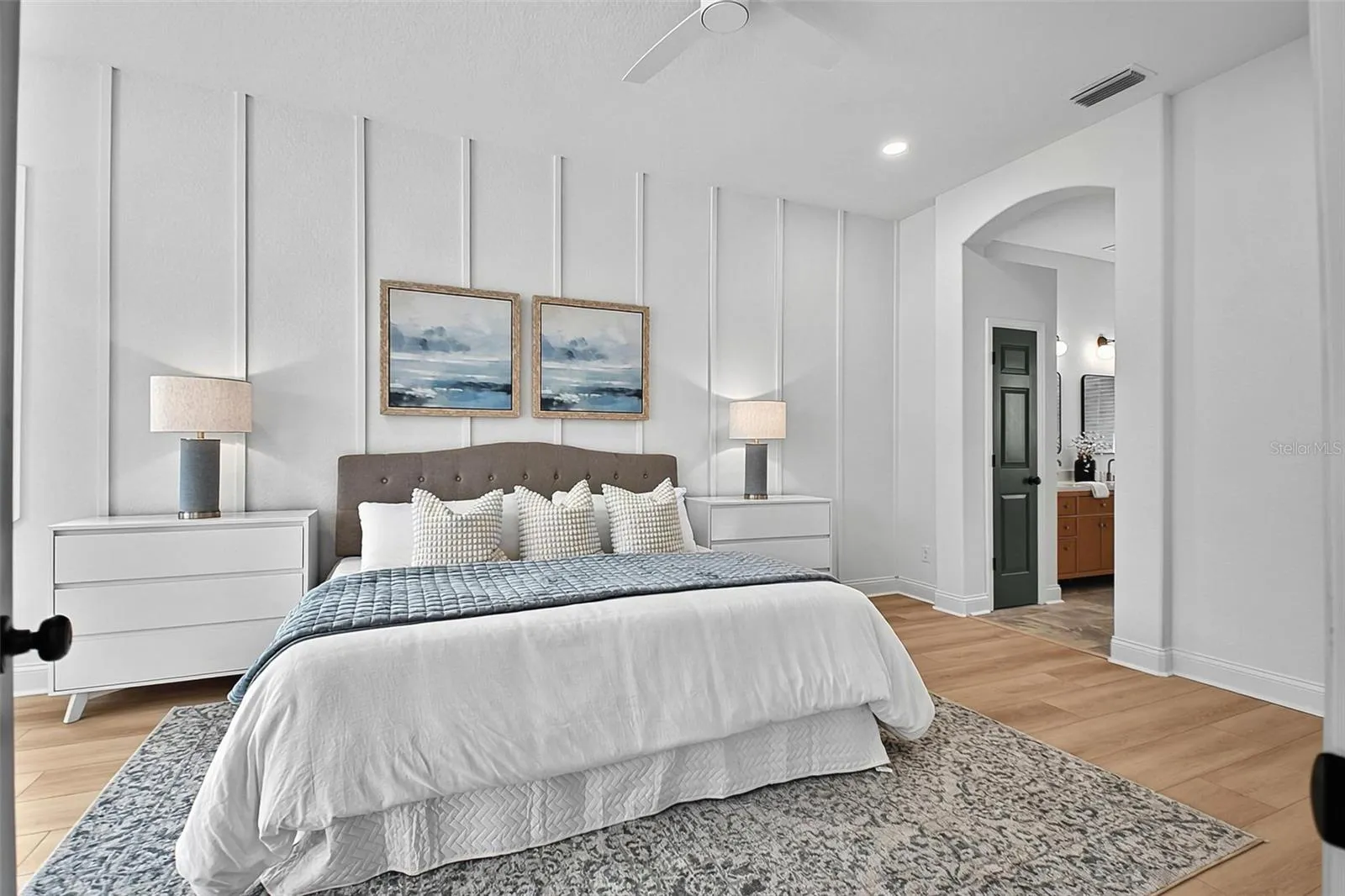 The primary Master Bedroom is it’s own private retreat with it’s own ensuite