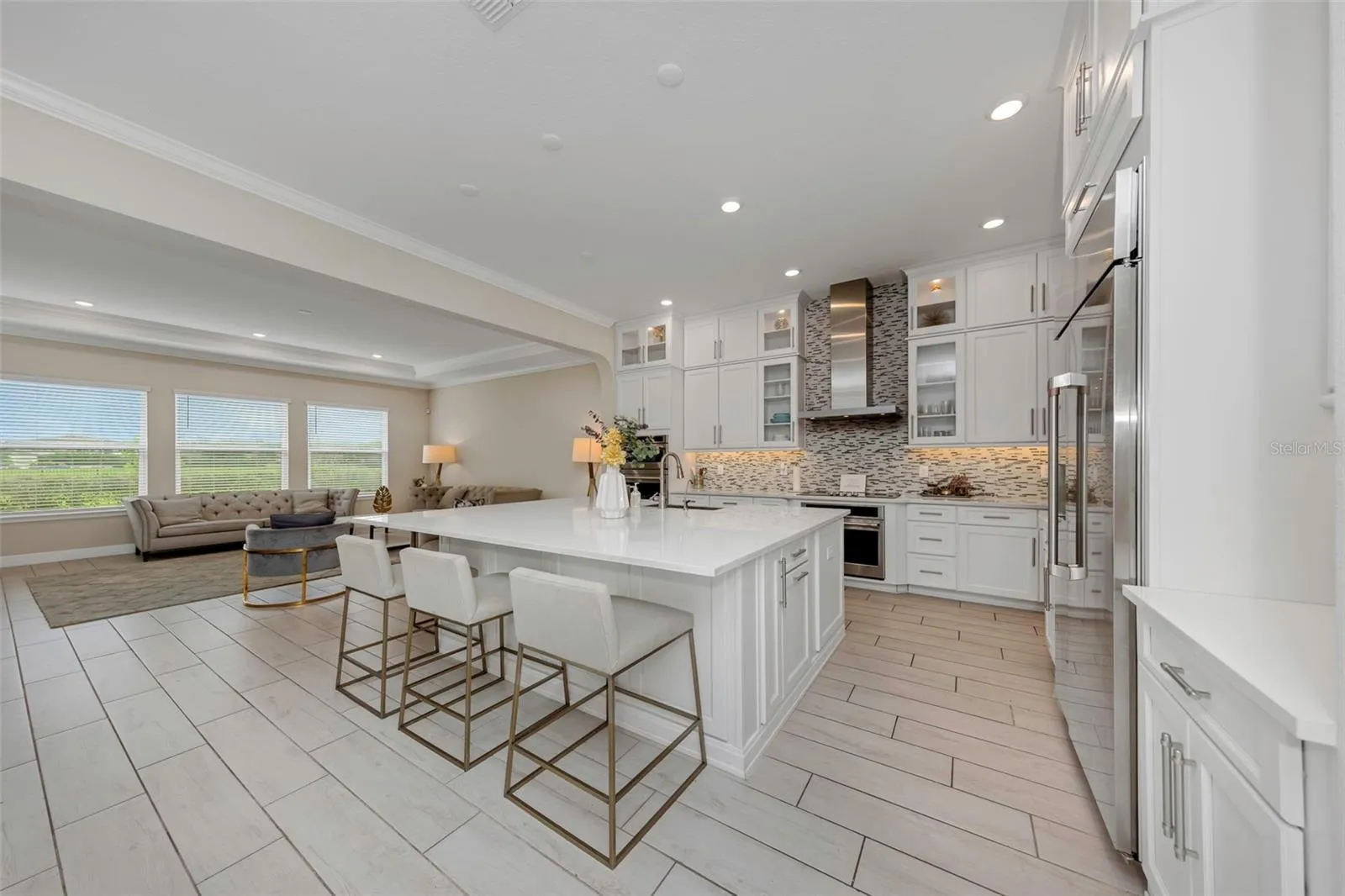 Kitchen and Living room