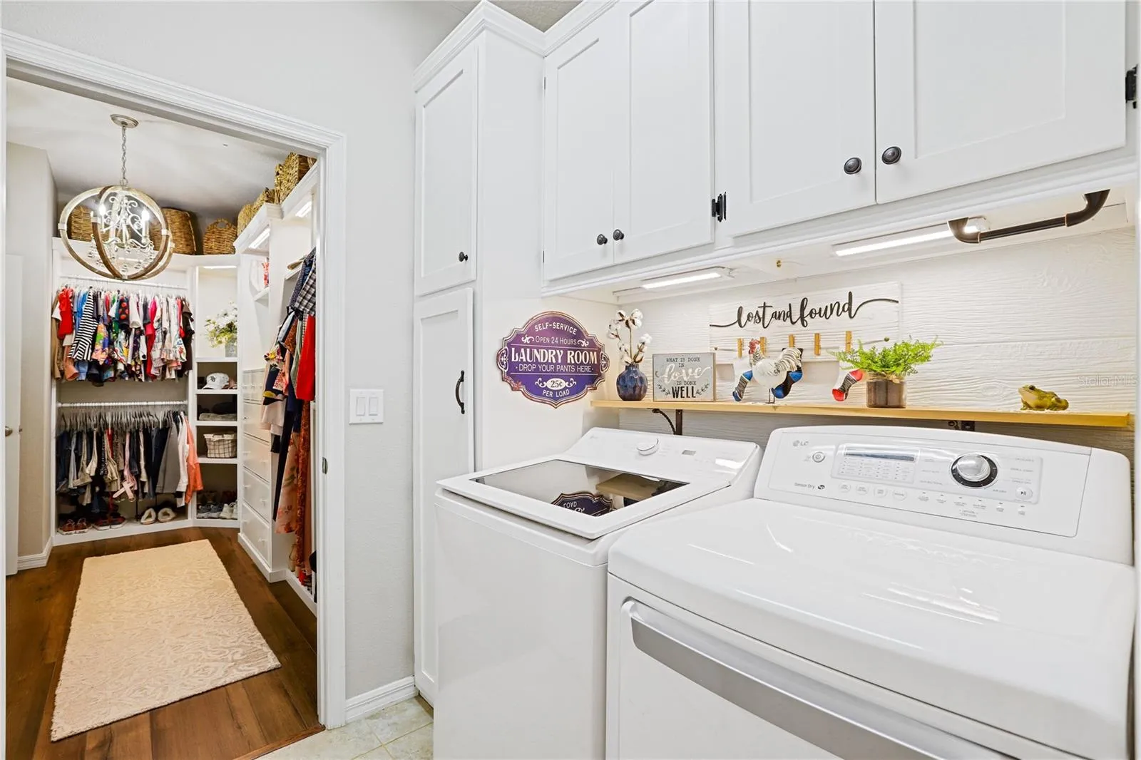 Laundry room to Primary Closet