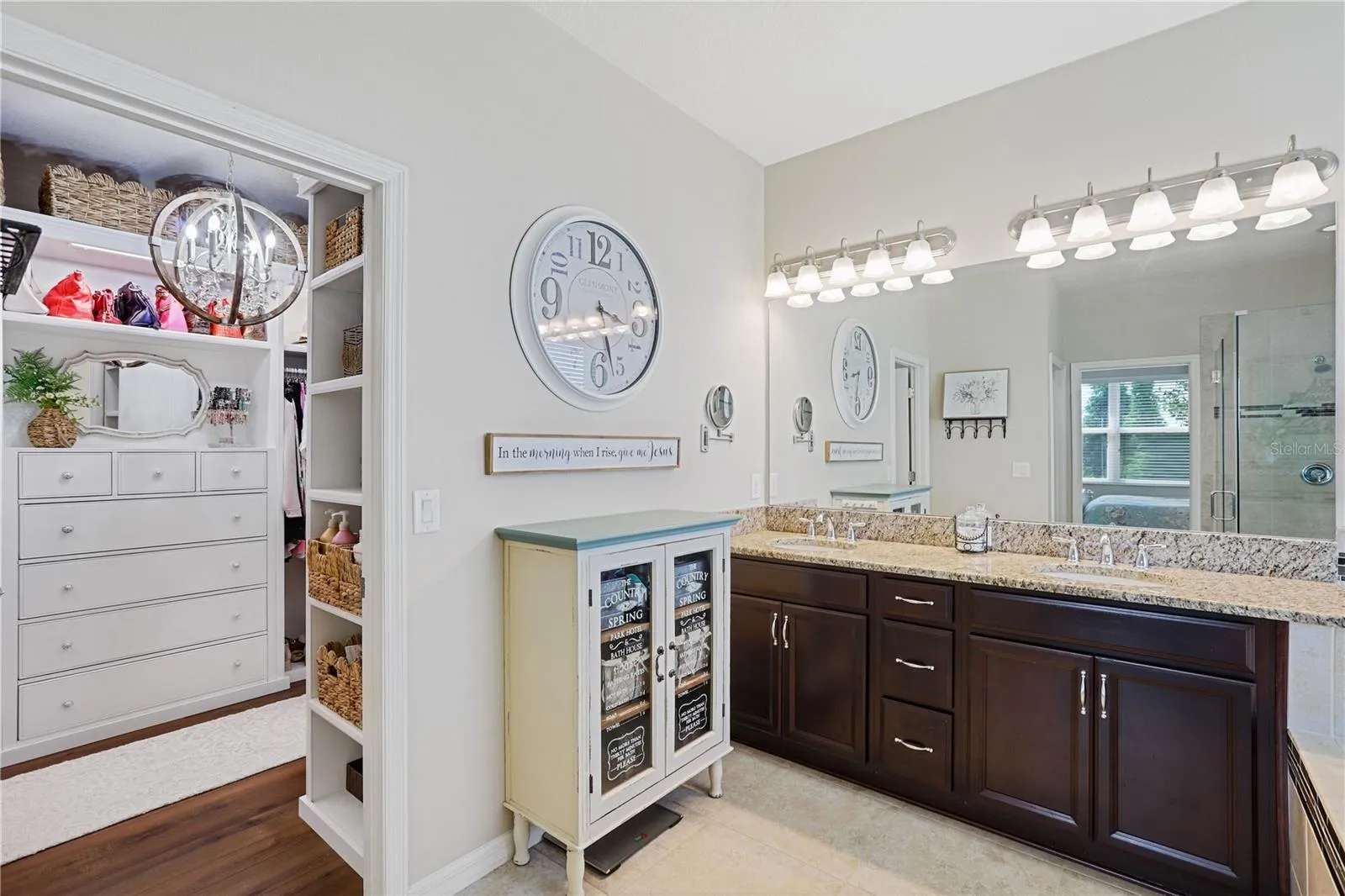Primary Bathroom to Closet