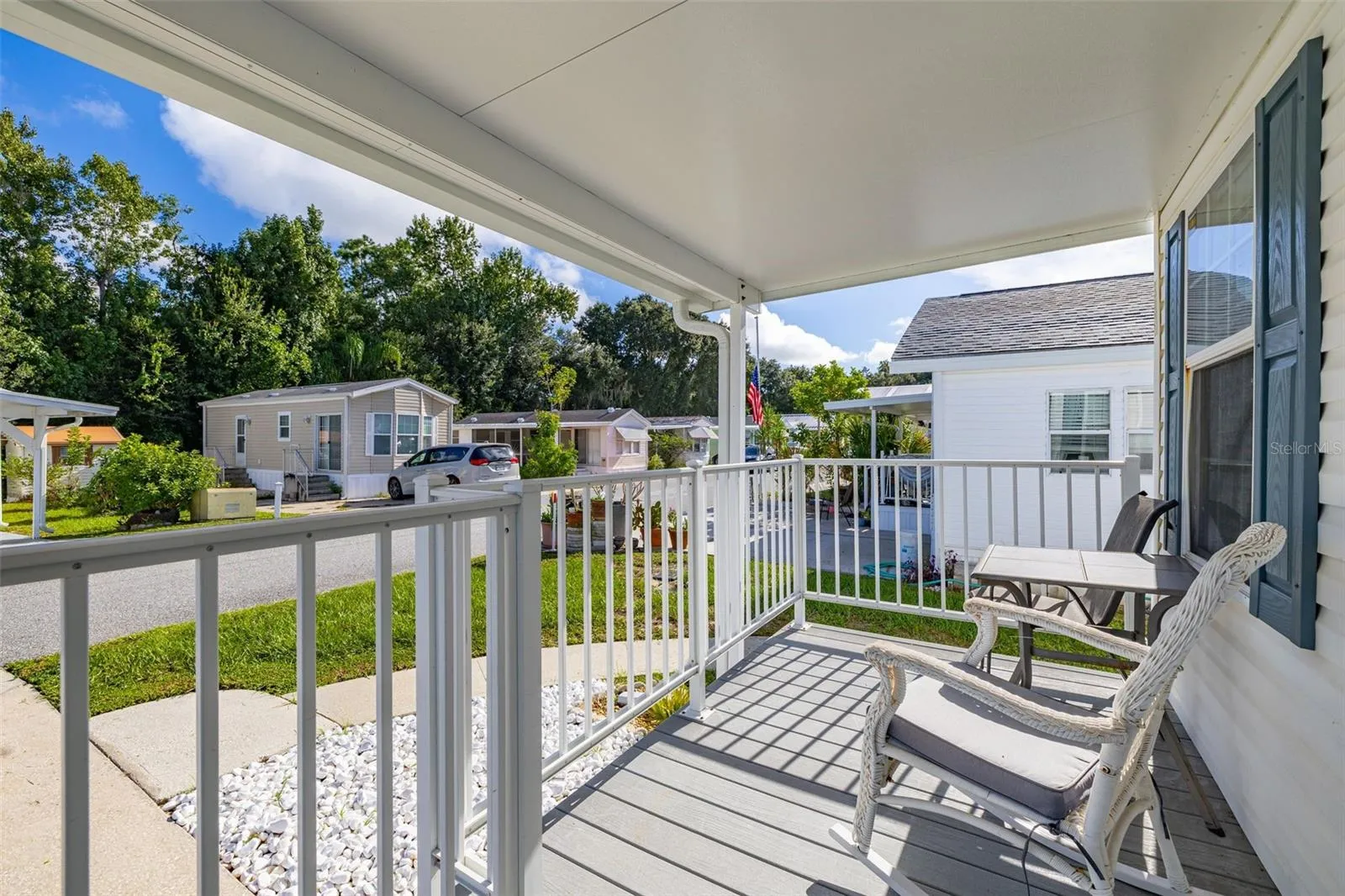 Covered front porch