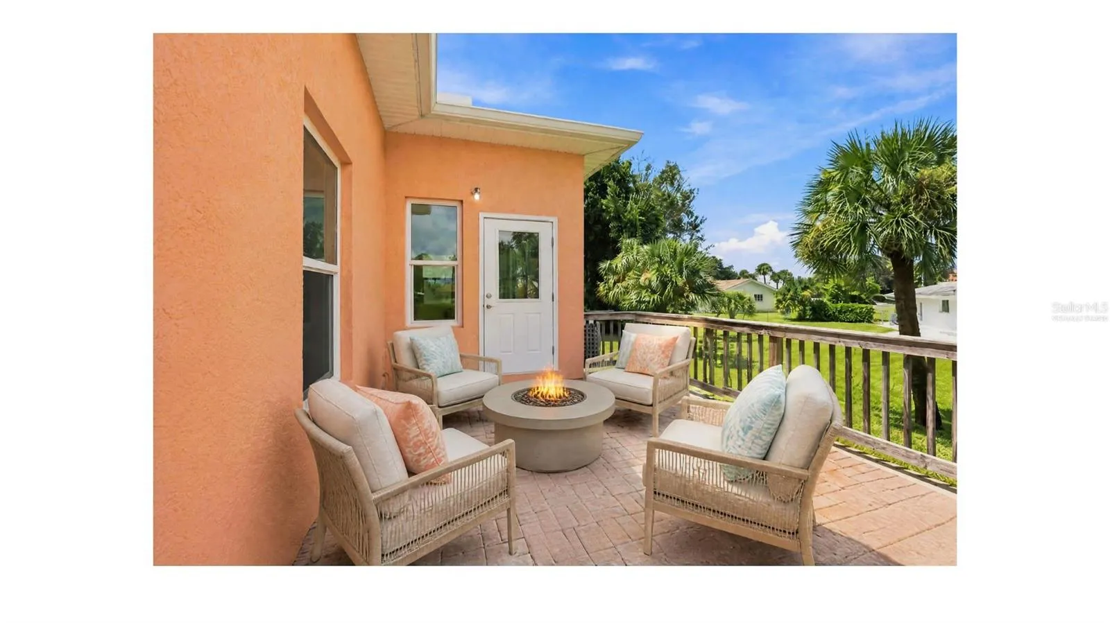 Virtually Staged Patio