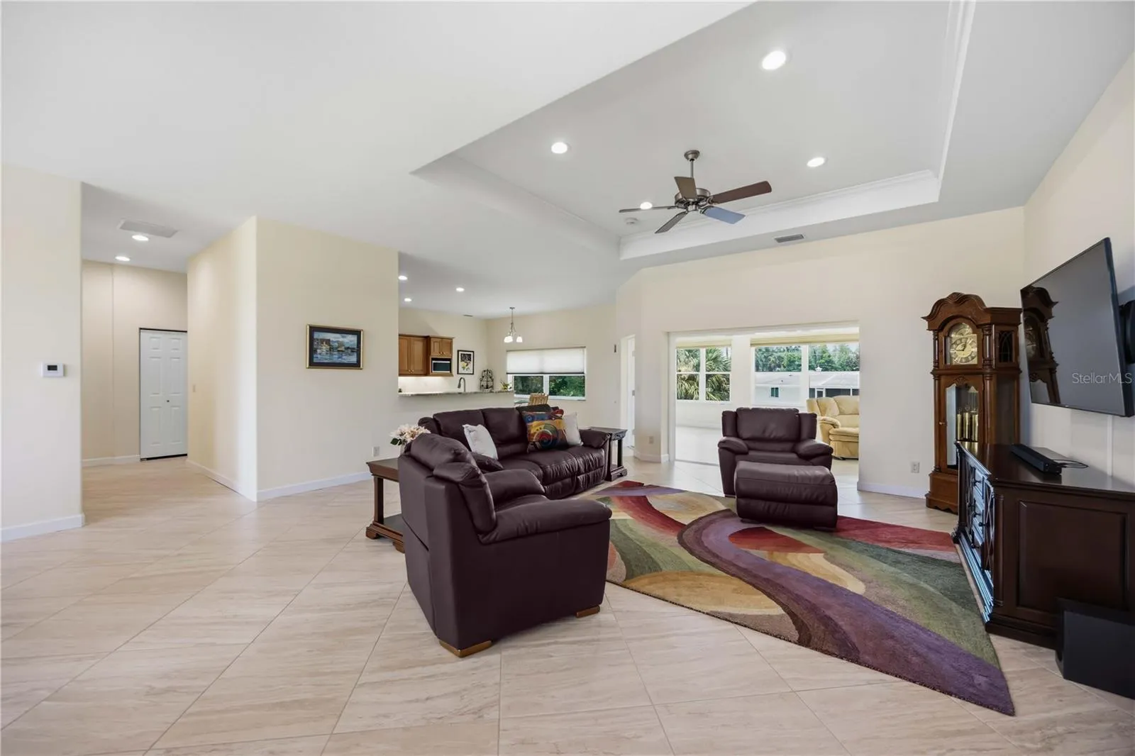 10 Foot Ceilings, Large Tile Floors