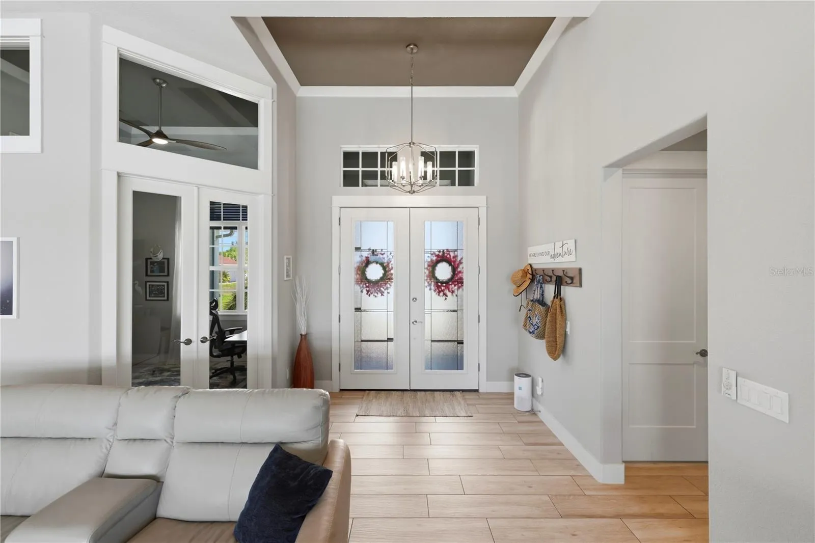 Shows doors to Office/Den or possible 4th bedroom