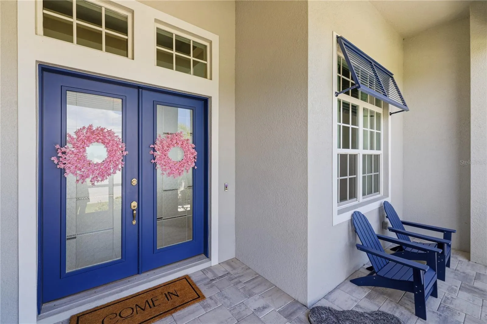 Covered and Screen Front Porch