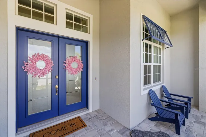 Covered and Screen Front Porch