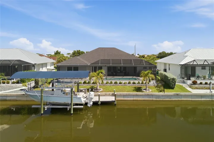 Concrete Seawall, with Lift and Dock