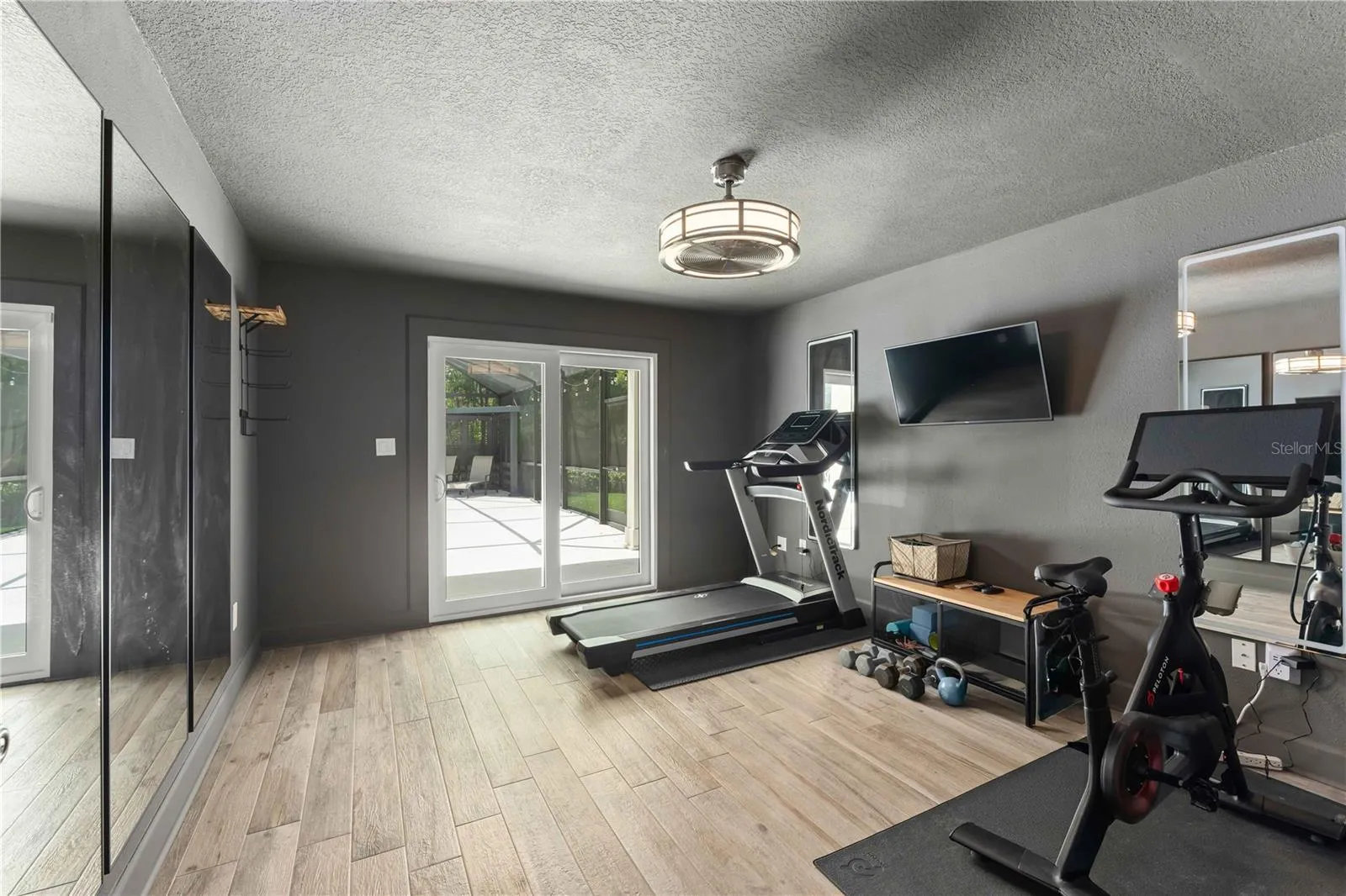 Bedroom 5 currently enjoyed as a gym..