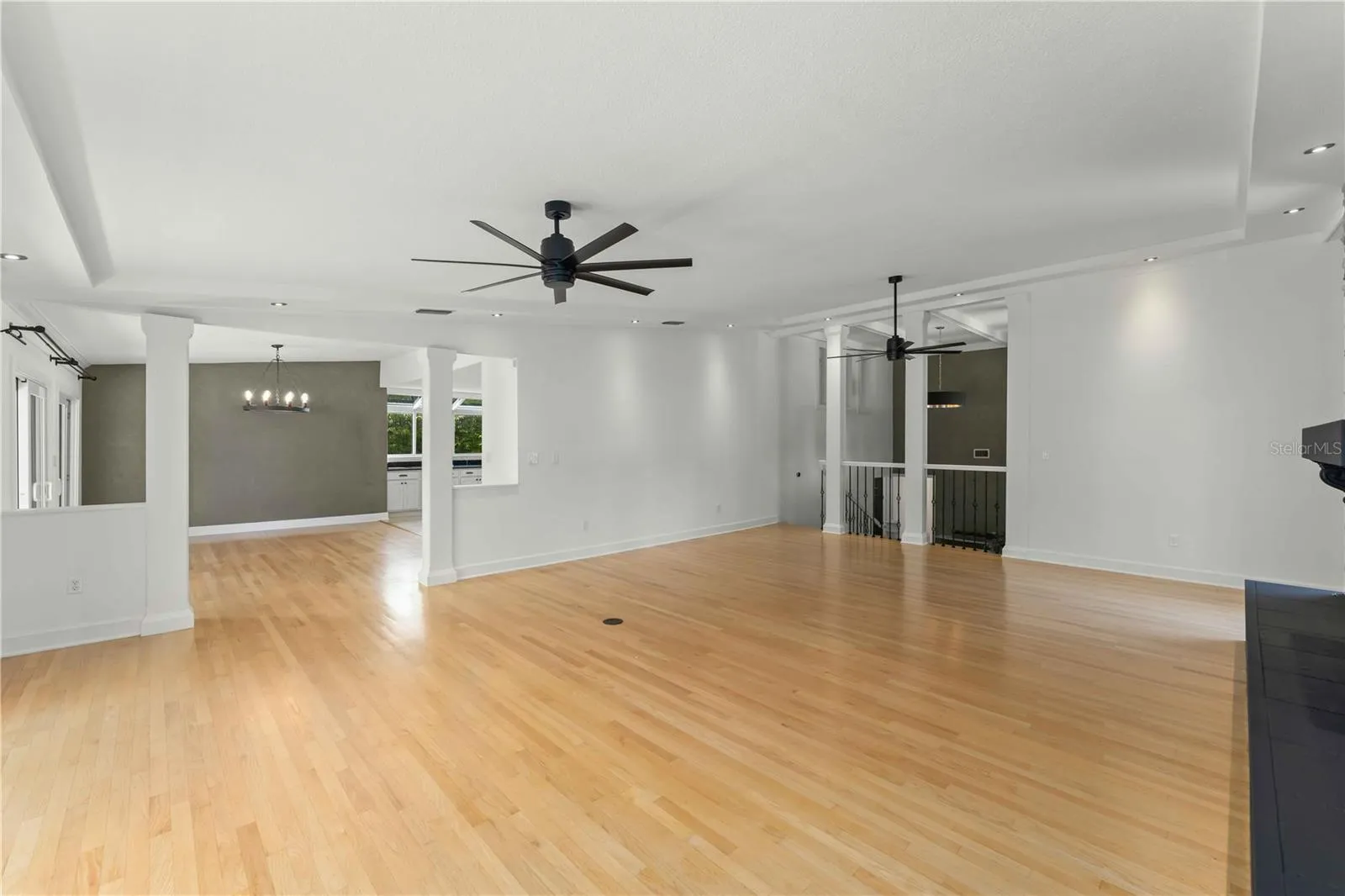 Beautiful, open living/dining space..