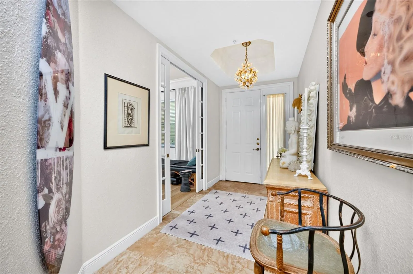 This stylish entry hints at the beauty which lies beyond