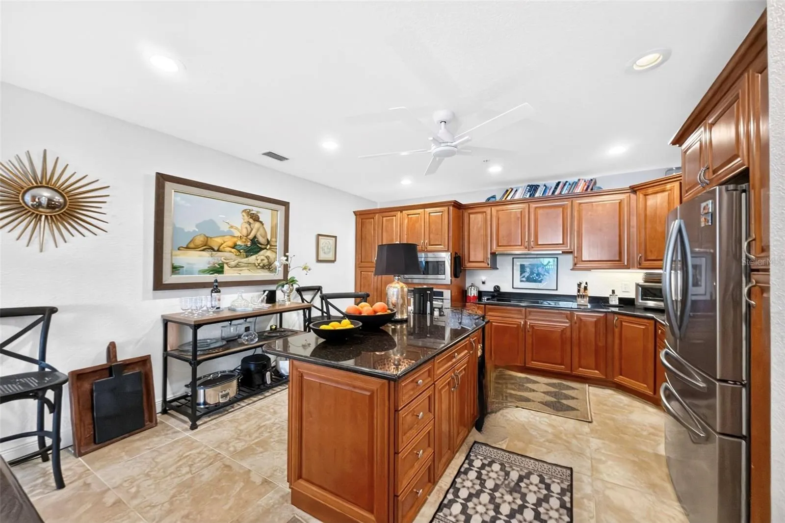 The island is a highly desired must have  feature for every  kitchen.