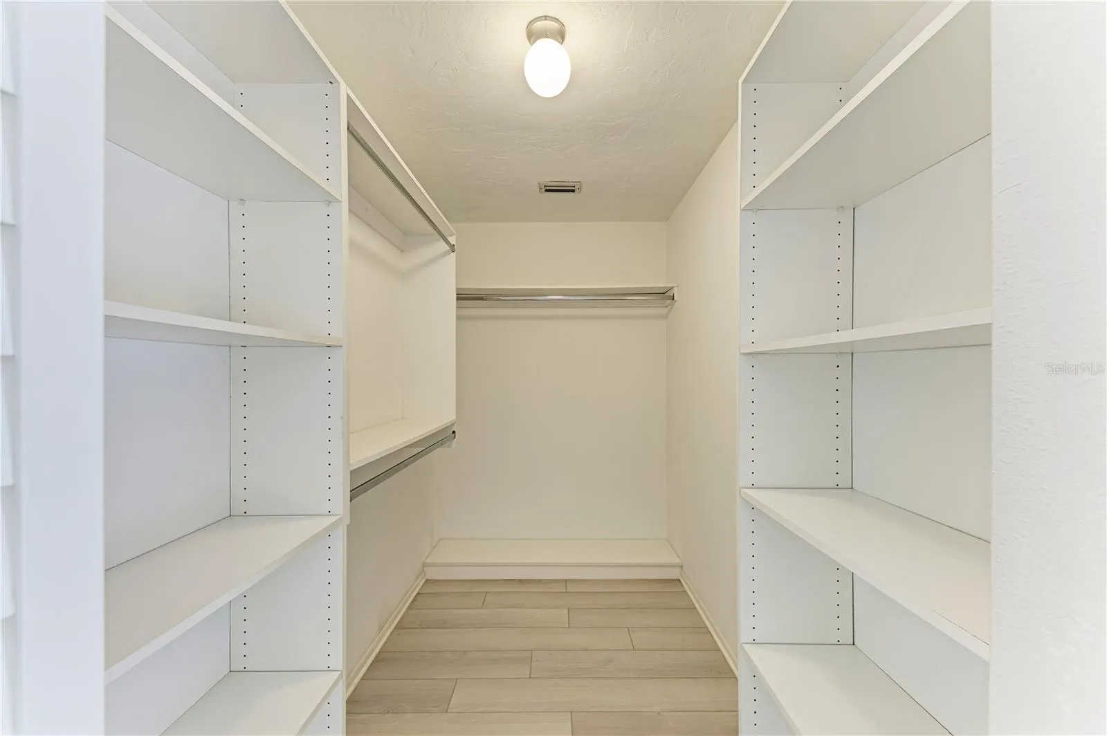 Primary closet