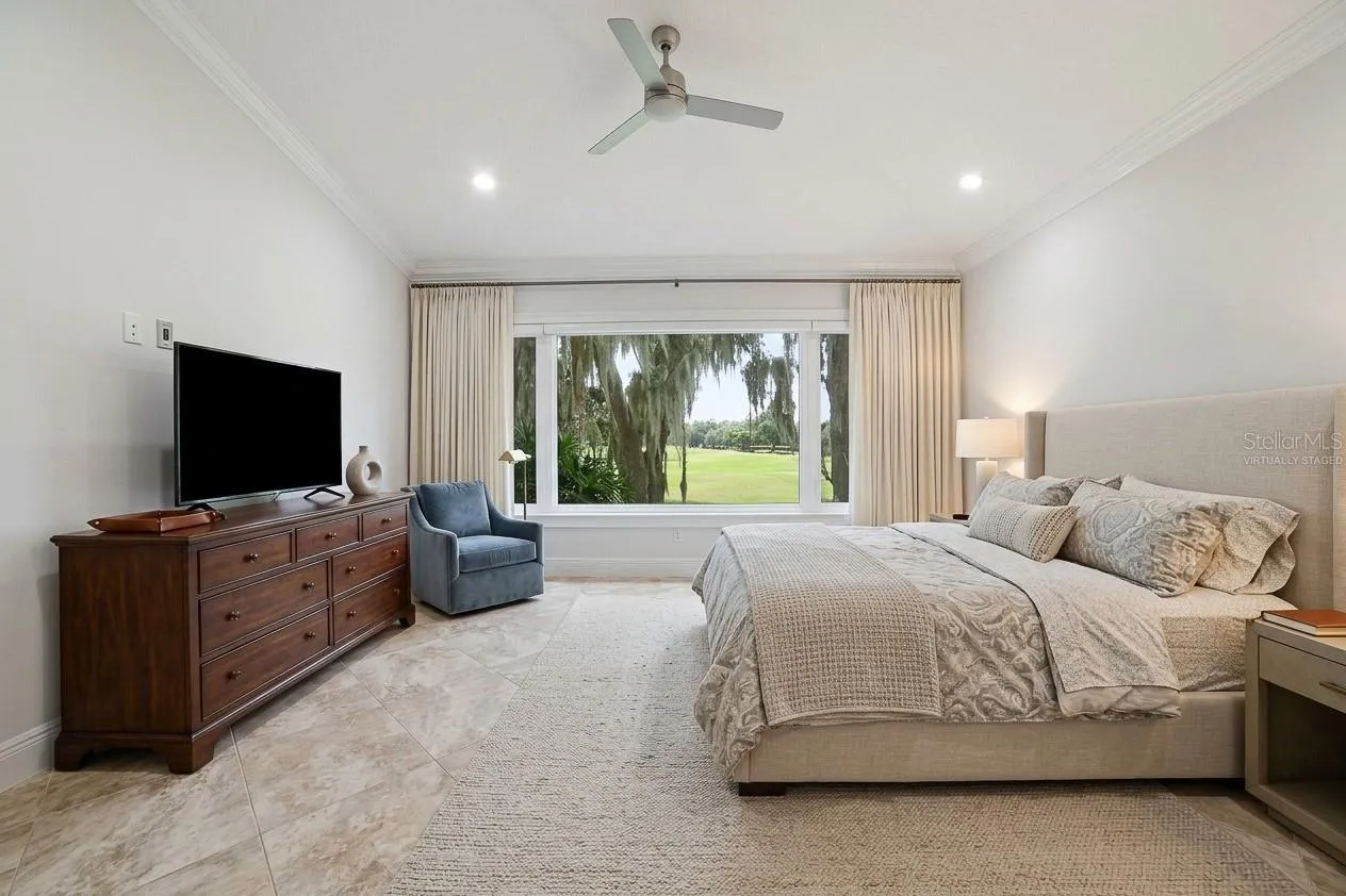 Primary bedroom Virtually staged