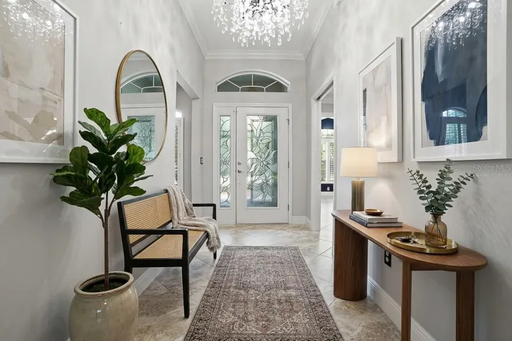 Front entry area Virtually staged