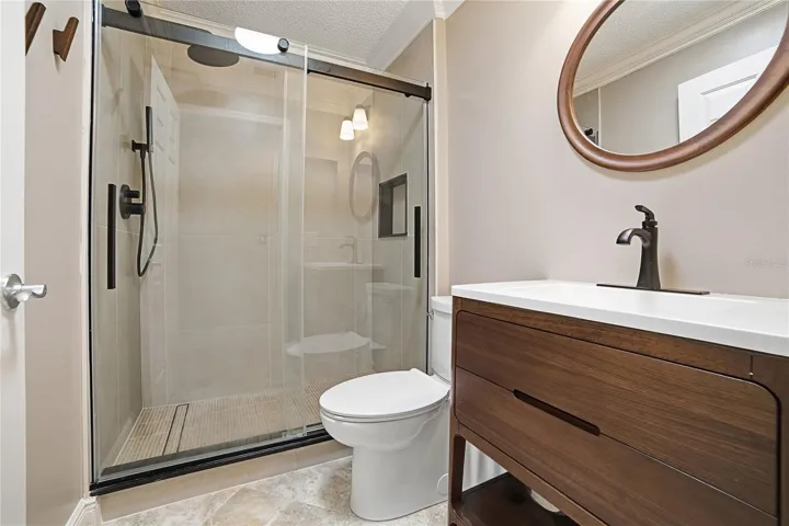 Guest Bathroom with walk in shower