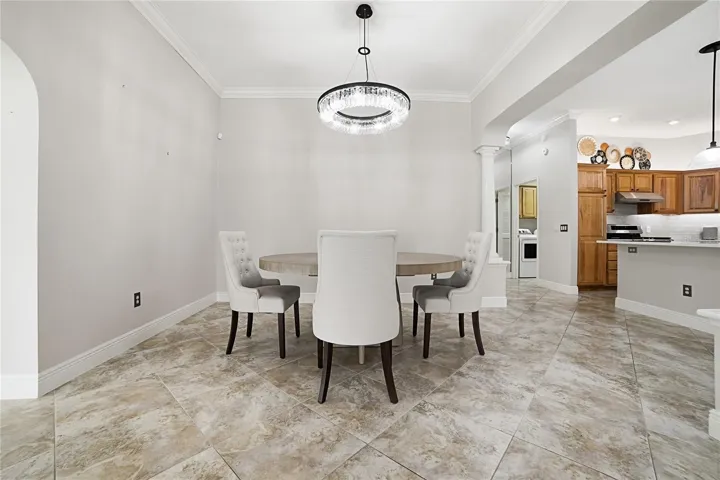 Formal dining from Living room