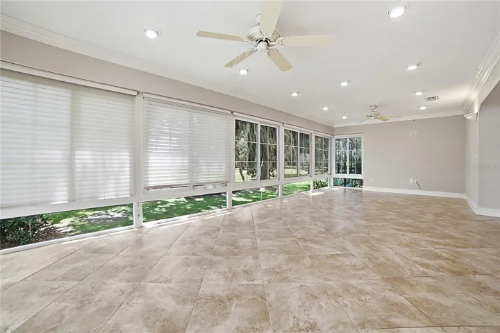 Florida room from left side looking to right side
