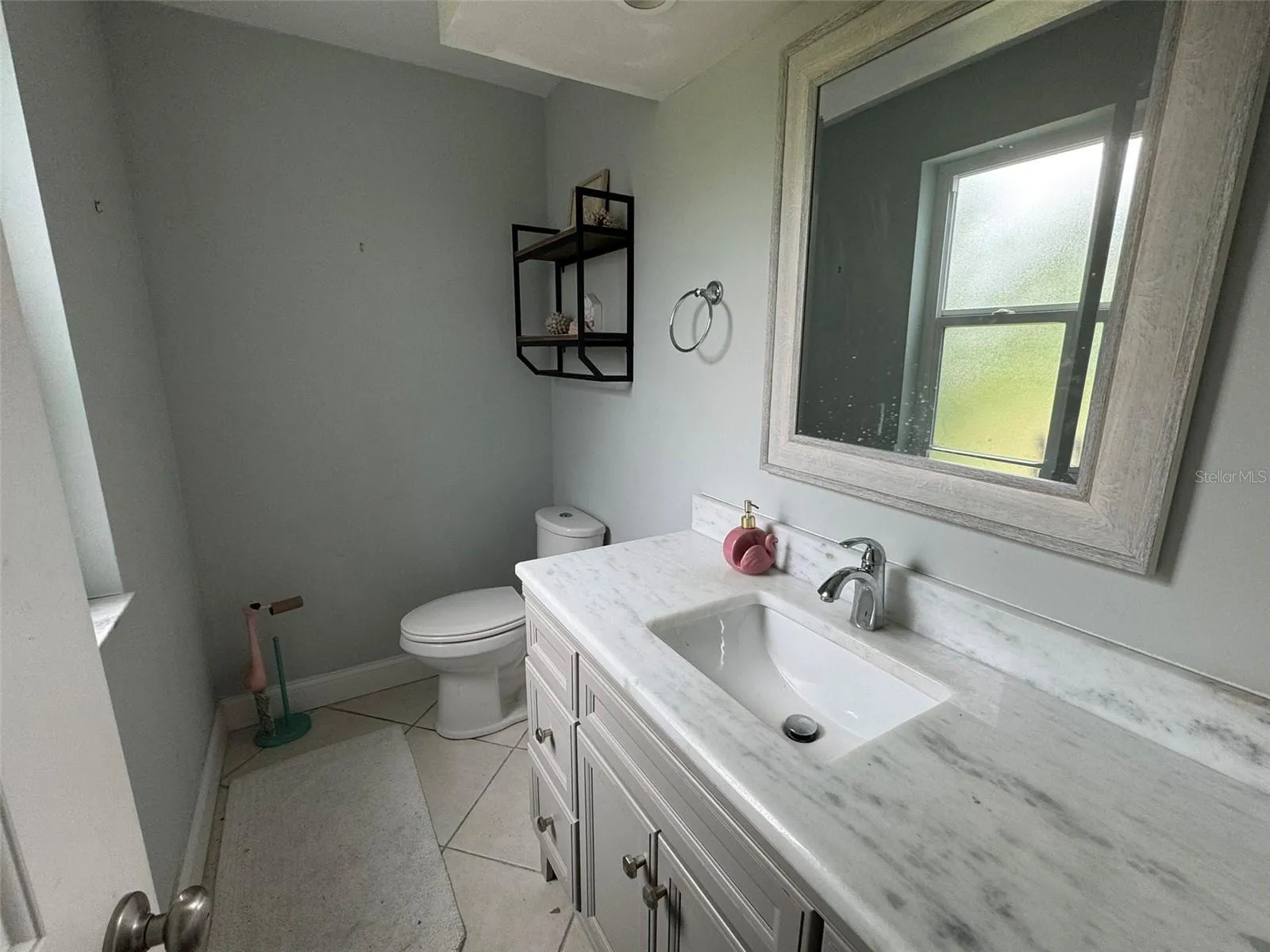 separate half bath