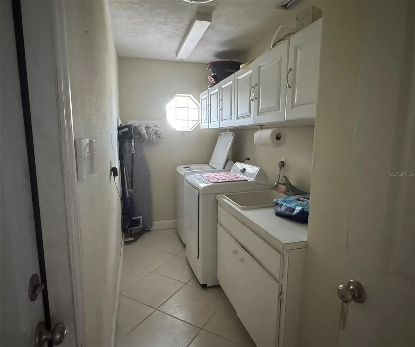 inside laundry room