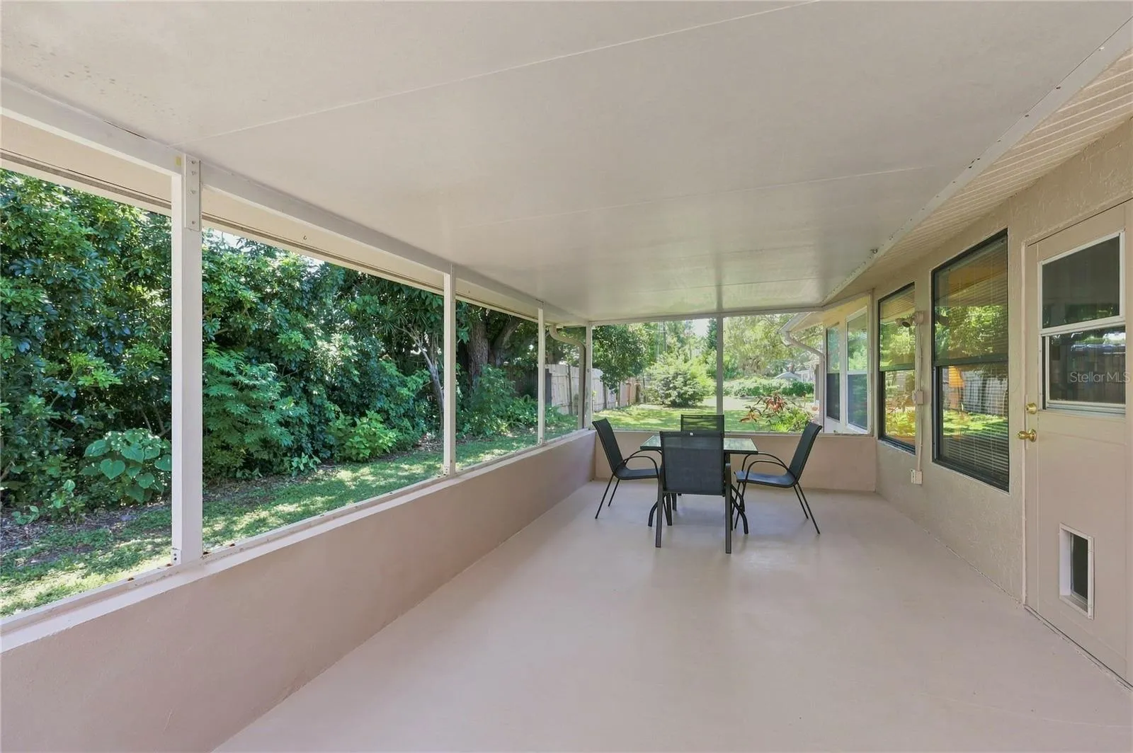 Screened lanai
